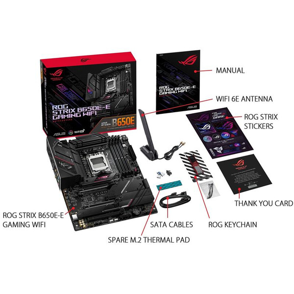 Материнська плата Asus ROG Strix B650E-E Gaming WiFi Socket AM5
