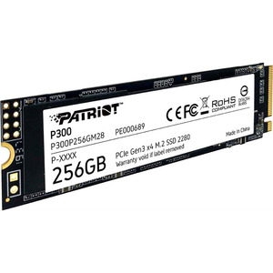 Накопитель SSD  256GB Patriot P300 M.2 2280 PCIe 3.0 x4 NVMe TLC (P300P256GM28)