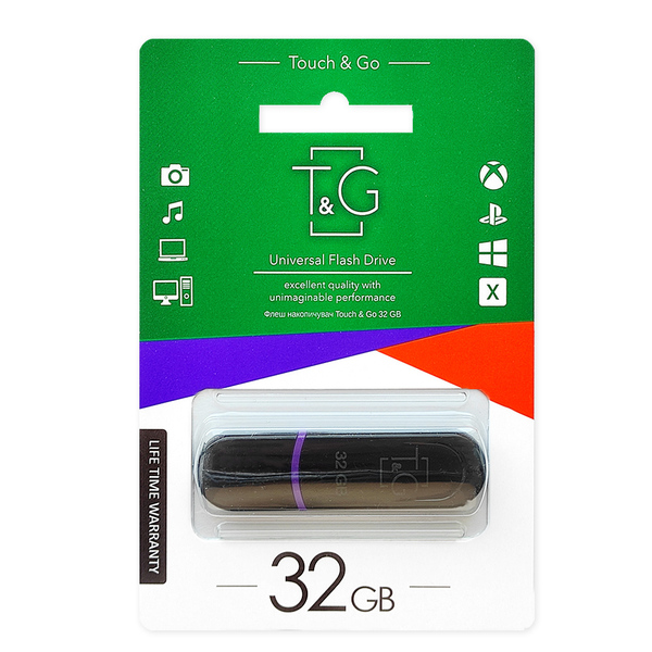 USB-Флешка USB 32GB T&amp;G 012 Classic Series Black (TG012-32GBBK)
