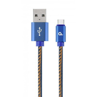 Кабель Cablexpert USB - USB Type-C V 2.0 (M/M), 2 м, синий (CC-USB2J-AMCM-2M-BL)