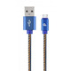 Кабель Cablexpert USB - USB Type-C V 2.0 (M/M), 2 м, синий (CC-USB2J-AMCM-2M-BL)