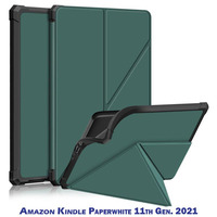 Чехол-книжка BeCover Ultra Slim Origami для Amazon Kindle Paperwhite 11th Gen. 2021 Dark Green (707220)