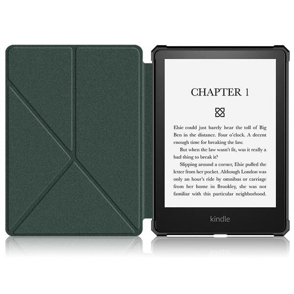 Чехол-книжка BeCover Ultra Slim Origami для Amazon Kindle Paperwhite 11th Gen. 2021 Dark Green (707220)
