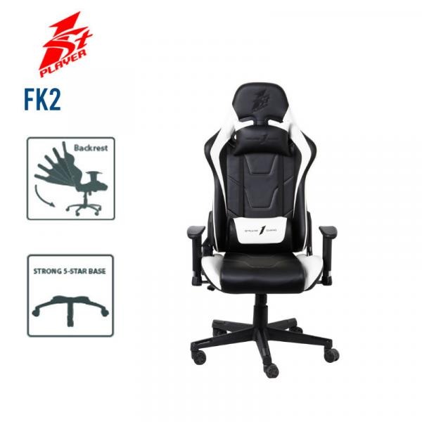 Кресло для геймеров 1stPlayer FK2 Black-White