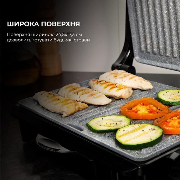 Гриль Cecotec Rock`nGrill 1500 Rapid CCTC-03065 (8435484030656)