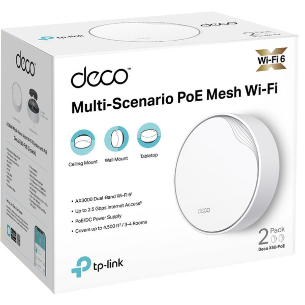 Mesh-система TP-Link Deco X50-PoE(2-pack)