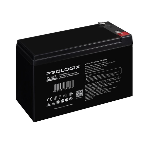 Аккумуляторная батарея Prologix 12V 7AH (PL12-7) AGM