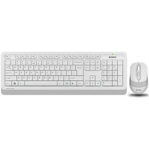 Комплект (клавіатура, миша) бездротовий A4Tech Fstyler FG1010 White