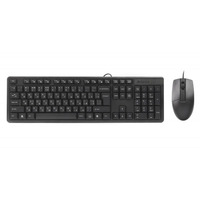 Комплект (клавіатура, миша) A4-Tech KK-3330 Black USB