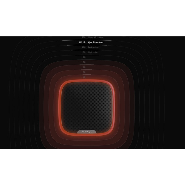 Беспроводная уличная сирена Ajax StreetSiren Black (38179.07BL1)