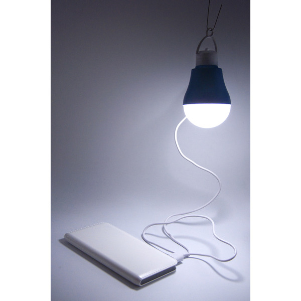 Комплект LED-ламп: світильник з вбудованим акумулятором 5V, 60W та USB LED лампа 5V, 5W з кабелем 1м (DG-2LED-01)