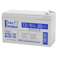 Свинцево-кислотна акумуляторна батарея Full Energy FEL-129 9А•г 12В гелева