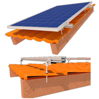 Комплект StringSetter SS-XL-M 09 кріплення 9 сонячних панелей до 1145мм металочерепиця, шифер