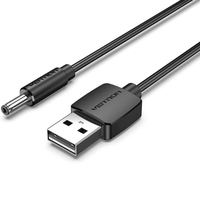 Кабель Vention USB - DC 3.5 мм (M/M), 1 м, Black (CEXBF)