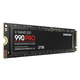 Накопичувач SSD  2ТB Samsung 990 PRO M.2 2280 PCIe 4.0 x4 NVMe V-NAND MLC (MZ-V9P2T0BW)