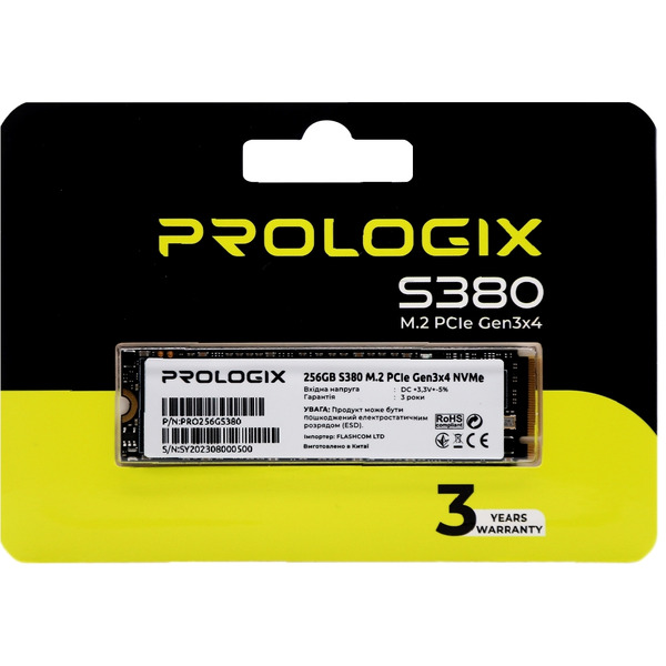 SSD-Накопичувач Prologix PRO256GS380