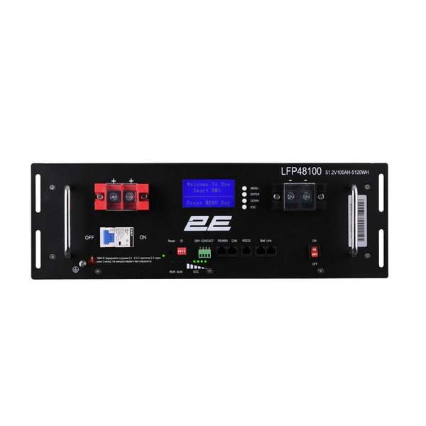 Акумуляторна батарея 2E LFP48100 48V/100Ah 19 LCD 16S (2E-LFP48100-LCD)