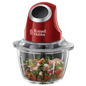 Подрібнювач Russell Hobbs Desire, 200Вт, чаша-1000мл, скло, корпус-пластик, червоний