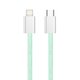 Кабель ColorWay Lightning + USB Type-C (M/M), 3.0 А, 1 м, Green (CW-CBPDCL061-G)