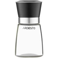 Мельница для соли и перца Ardesto Gemini, 180мл, стекло, пластик, прозрачный, черный