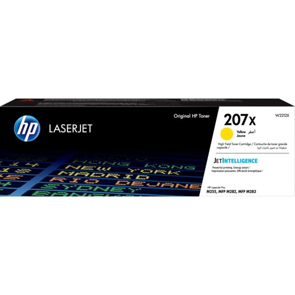 Картридж лазерний HP 207X CLJ M282/M283, M255dw/M255nw Yellow (W2212X)