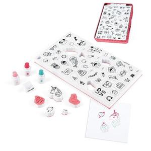 Набор для творчества Janod Штампы смайлы 50эл