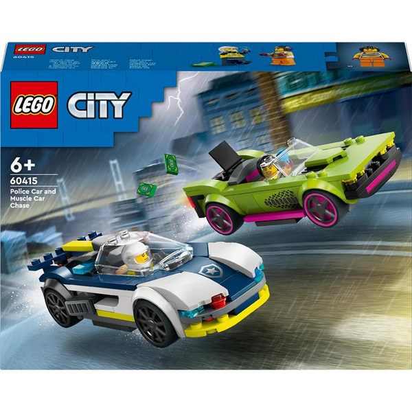 LEGO City Perseverance Pursuit Police Car Building Kit 213 Pieces (60415)