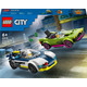 Конструктор LEGO City Преследование маслкара на полицейской машине