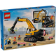 Конструктор LEGO City Жолтый строительный экскаватор