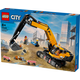 Конструктор LEGO City Жолтый строительный экскаватор