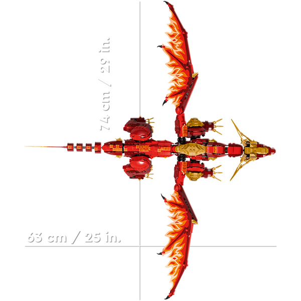 Конструктор LEGO NINJAGO Першодракон руху 71822