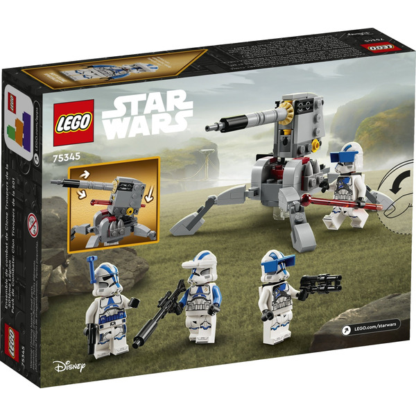 LEGO 75345 Star Wars Бойовий загін бійців-клонів 501-го легіону