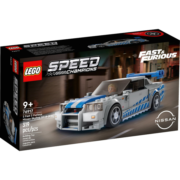 LEGO Speed Champions: Nissan Skyline GT-R (R34) - подвійний форсаж