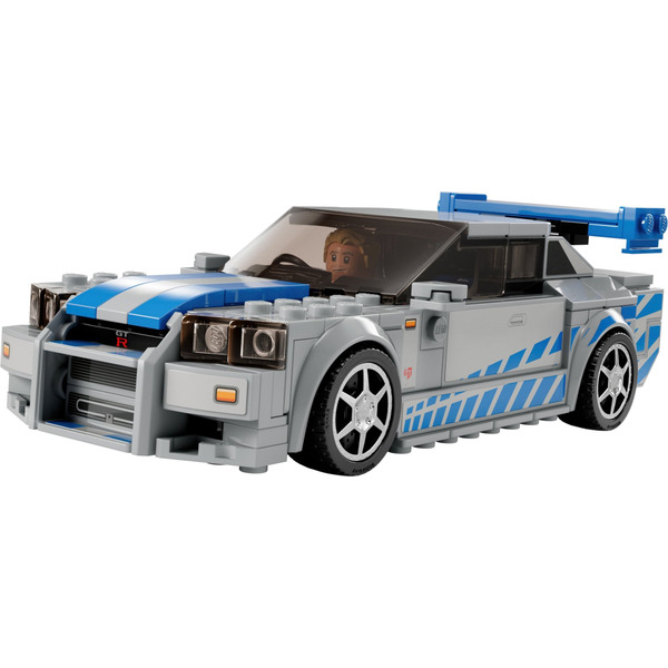 LEGO Speed Champions: Nissan Skyline GT-R (R34) - подвійний форсаж