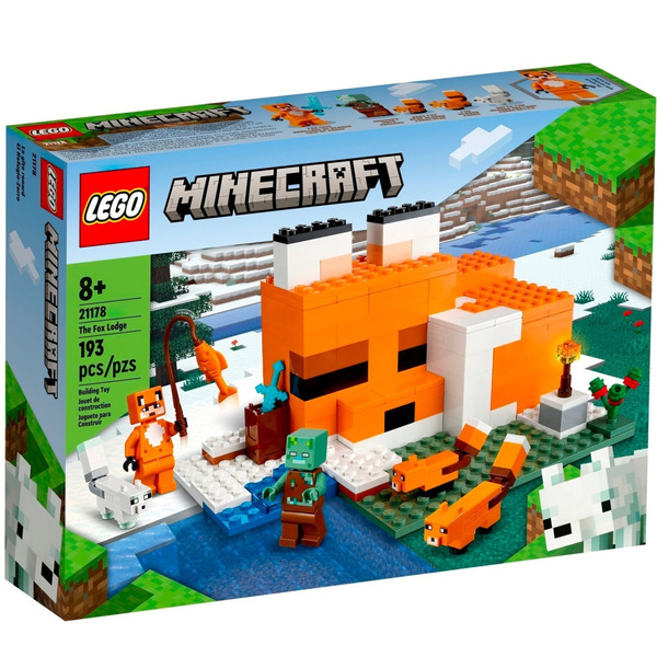 Блочный конструктор LEGO Minecraft Нора лисы (21178)