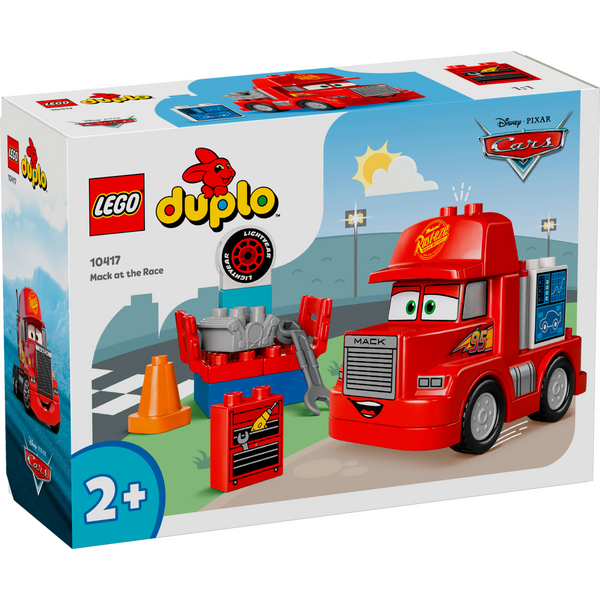 Конструктор LEGO DUPLO Disney Мак на перегонах 14 деталей