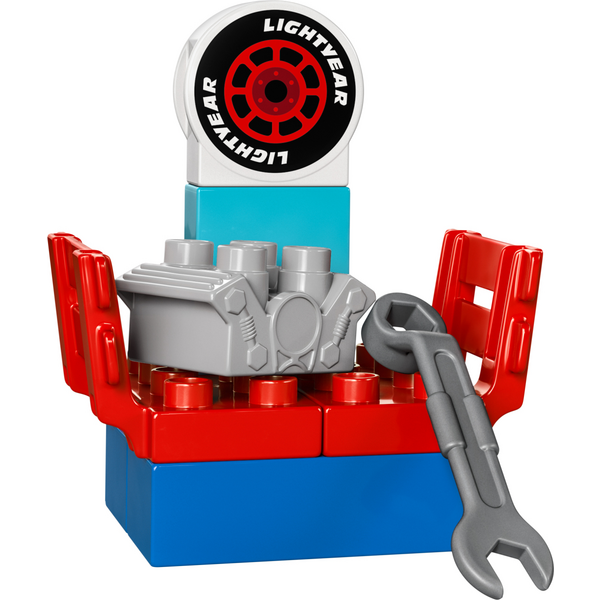 Конструктор LEGO DUPLO Disney Мак на перегонах 14 деталей