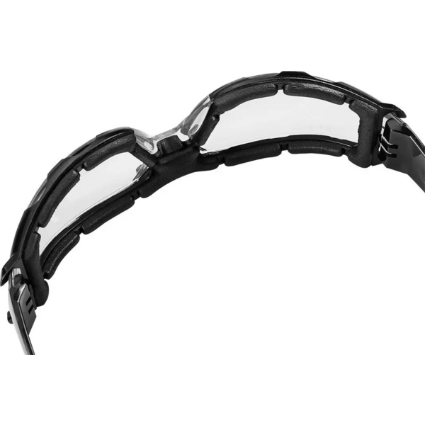 Окуляри захисні Neo Tools протиосколкові, клас захисту FT, гумові дужки, полікарбонат, прозорі