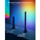 Набор подсветки Govee H6046 RGBIC WiFi + Bluetooth Flow Plus Light Bars, RGB, черный