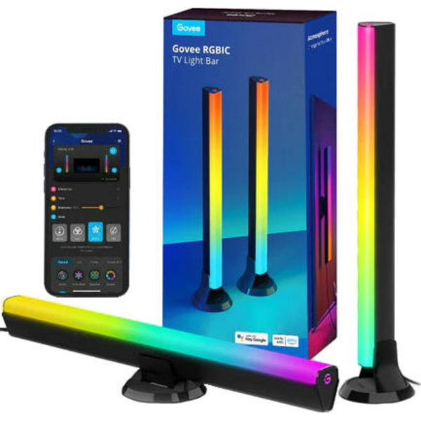 Набір підсвічування Govee H6046 RGBIC WiFi + Bluetooth Flow Plus Light Bars, RGB, Black (H6046311)