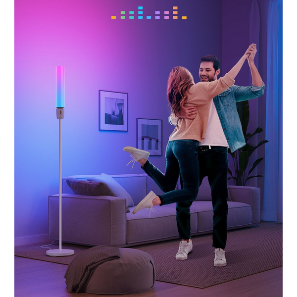 Торшер розумний Govee H6078, 1500Lm, RGBICW, WI-FI/Bluetooth, Білий (H6078302)