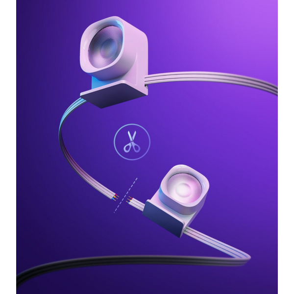 Лента светодиодная умная Govee H608A String Downlights, 5м, RGBIC, WI-FI/Bluetooth, Белый