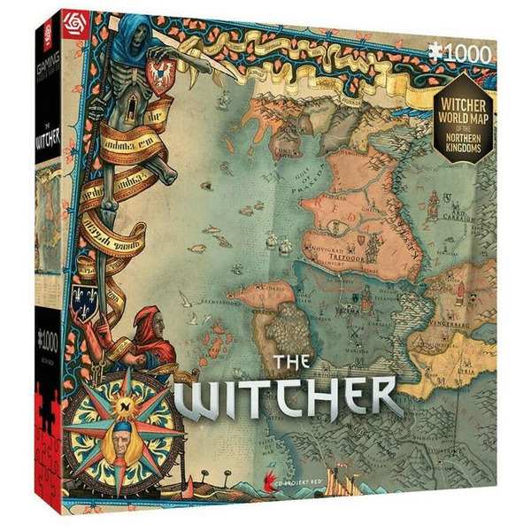 Пазл Witcher 3 Northern Kingdoms Puzzles 1000 эл.