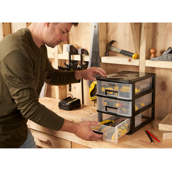 Органайзер вертикальный c тремя выдвижными отделениями STANLEY STST40712-1