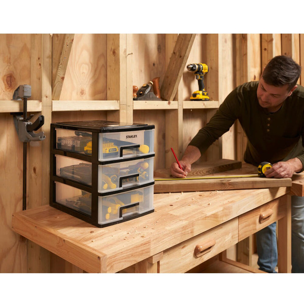 Органайзер вертикальный c тремя выдвижными отделениями STANLEY STST40712-1