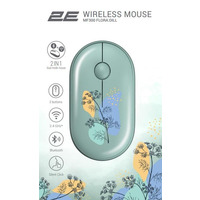 Мышь беспроводная 2E MF300 Flora Dill Silent WL BT Green (2E-MF300WFLORAGN) 