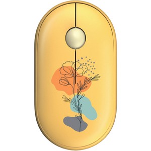 Миша 2E MF300 Flora Poppy Silent WL BT Yellow 2E-MF300WFLORAYW