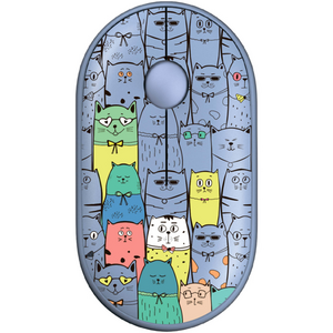 Миша 2E MF300 Pets Cats Silent WL BT Blue 2E-MF300WPETSBL