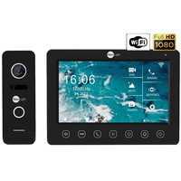 Відеодомофон KAPPA+ HD WF Black, панель виклику PRIME FHD Black з кутком