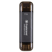 ssd зовнішній TRANSCEND 1TB ESD310C, USB 10Gbps, Type C/A Сірий